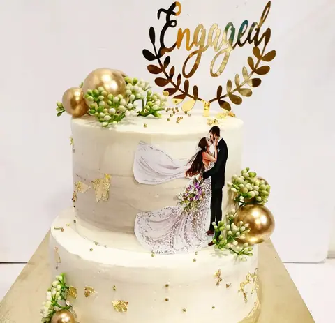 Engagement cake